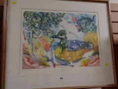 A signed limited edition print AFTER MELDRUM entitled 'Decoy Duck'