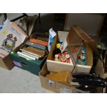 A quantity of kitchen items & books etc