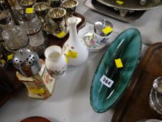 Mixed items of pottery including Wedgwood Wild Strawberry, Aynsley etc