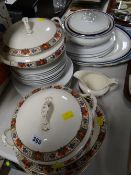 Parcel of Burleigh dinnerware, large platters & other dinnerware