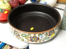 A large Gauda Holland decorated bowl