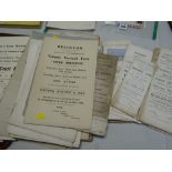 A parcel of nineteenth century freehold land certificates & particulars for freehold properties