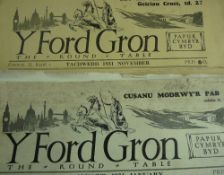 'Y FORD GRON' (THE ROUND TABLE), nine editions in the period 1931