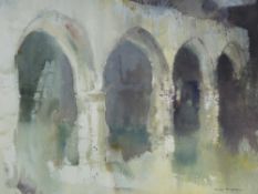 WILLIAM SELWYN watercolour - Llanidan Church, Brynsiencyn, Anglesey, signed in full and with