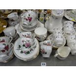 Parcel of Continental teaware, Gainsborough teaware etc