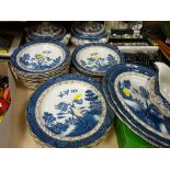 Parcel of Booths 'Real Old Willow' dinnerware