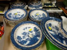 Parcel of Booths 'Real Old Willow' dinnerware