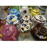 Large parcel of Staffs tea and coffeepots