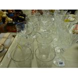 Good quality drinking glassware and similar items