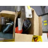 Quantity of garage tools including router, sight light etc E/T