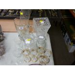 Parcel of mixed glassware