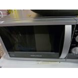 Morphy Richards silver coloured 800w microwave oven E/T