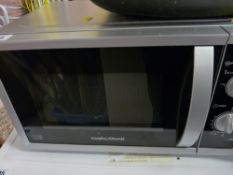 Morphy Richards silver coloured 800w microwave oven E/T