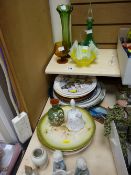 Mixed parcel of china and glassware etc