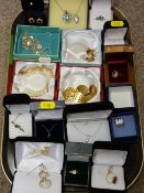 Quantity of mixed boxed mainly dress jewellery