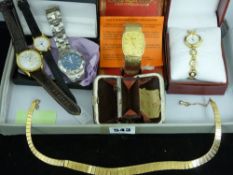 Quantity of miscellaneous lady's and gent's wristwatches, some boxed