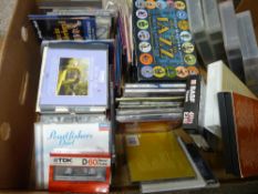 Quantity of CDs including a jazz collection