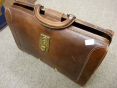 Vintage leather briefcase