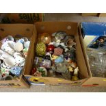 Very large quantity of mixed porcelain and glassware in several boxes