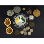 Mixed quantity of coinage, medallions etc