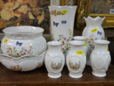 Quantity of Aynsley 'Cottage Garden' china and other Aynsley items