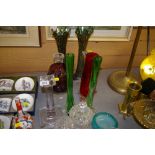 Good parcel of art glass and other glassware