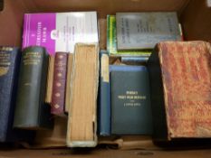 Small quantity of old Welsh Dictionaries and other vintage books
