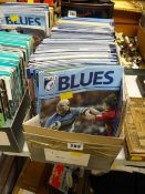Large collection of Cardiff Blues home match programmes & others