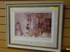 Three framed prints AFTER RUSSELL FLINT