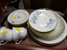 A quantity of Royal Doulton 'New Romance' tea plates & sundry Staffordshire teaware etc