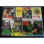 MONSTER OF TERROR, THE OBLONG BOX, RASPUTIN THE MAD MONK & THE LEGEND OF HELL HOUSE four original UK