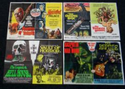 MONSTER OF TERROR, THE OBLONG BOX, RASPUTIN THE MAD MONK & THE LEGEND OF HELL HOUSE four original UK