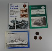 A PARCEL OF THREE BOOKLETS entitled 'The Taff Railway' by John Patton, 'Balmoral - and the Story