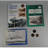 A PARCEL OF THREE BOOKLETS entitled 'The Taff Railway' by John Patton, 'Balmoral - and the Story