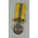 A KHEDIVE'S SUDAN MEDAL WITH HAFIR CLASP Staffordshire Regiment to R3828 Pte G LAWTON 1 N STAFF R