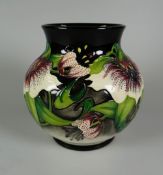 A 1998 MOORCROFT LIMITED EDITION (33/100) PLANTER in the Colourway pattern by Nicola Slaney, 15cms