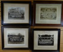 CARDIFF RFC AND GLAMORGAN RFC PHOTOGRAPHS a collection of six early 20th century club rugby