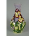 A ONE OFF 2006 MOORCROFT LIMITED EDITION (8/372) NARROW NECK VASE by Wendy Mason (Moorcroft's number