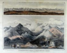 D McKENZIE SA / W H LIZARS engraving - entitled 'Comparative View of the Heights of the Principal