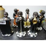 Six piece jazz band ornamental ensemble