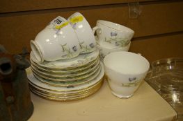 Small quantity of Duchess 'Harebel' teaware