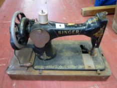 Vintage Singer hand sewing machine