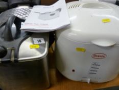 Portable deep fat fryer and another E/T