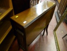 Edwardian mahogany Sutherland table