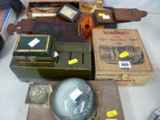 Vendona's Pure Darjeeling tea box and other mixed collectables