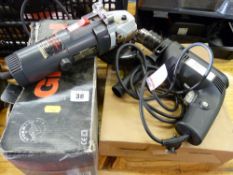 600w angle grinder and a 500w impact drill E/T