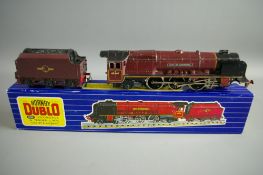 MODEL RAILWAY - Hornby Dublo 3226 three rail LMR 'City of Liverpool' in a Tony Cooper box with