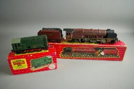 MODEL RAILWAY - Hornby Dublo 2226 LMR 'City of London' two rail boxed, packing rings, test tag,