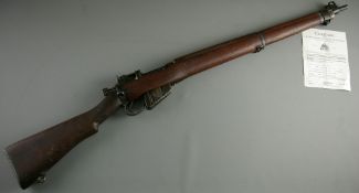 WITHDRAWN A DE-ACTIVATED AMERICAN ENFIELD 0.303 No. 4 RIFLE, serial no. 14L0078, stamped 'Longbr