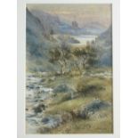 KEITH ANDREW watercolour - 'Dolbadarn Castle from Nant Peris', signed, 18 x 28 cms
